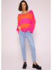 SASSYCLASSY Pullover in Pink/ Orange
