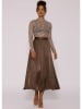 SASSYCLASSY Longsleeve in Braun/ Beige