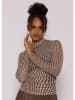 SASSYCLASSY Longsleeve in Braun/ Beige