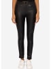 SASSYCLASSY Kunstlederhose in Schwarz