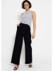 SASSYCLASSY Marlenehose in Schwarz