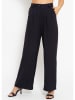 SASSYCLASSY Marlenehose in Schwarz