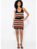 SASSYCLASSY Stricktop in Schwarz/ Braun