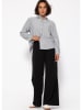 SASSYCLASSY Marlenehose in Schwarz