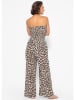 SASSYCLASSY Jumpsuit in Creme/ Braun