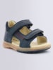Kickers Leder-Sandalen "Plazabi" in Dunkelblau