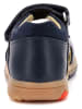 Kickers Leder-Sandalen "Plazabi" in Dunkelblau
