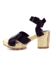 Kickers Leren haksandalen "Kick Wise" zwart
