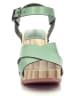 Kickers Leren haksandalen "Kick Wise" lichtgroen