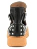 Kickers Leren boots "Kick Fantasy" Schwarz/Orange