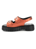 Kickers Sandalen "Kick Flak" in Orange/ Schwarz