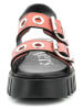 Kickers Sandalen "Kick Flak" in Orange/ Schwarz