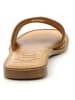 Kickers Leder-Pantoletten "Gipsi" in Hellbraun