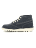 Kickers Botki "Kick hi" w kolorze granatowo-kremowym