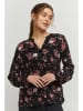 b.young Bluse in Schwarz/ Pink
