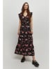 b.young Kleid in Schwarz/ Rot