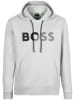 BOSS GREEN Hoodie in Hellgrau