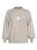 CALVIN KLEIN JEANS Sweatshirt in Creme