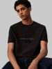 CALVIN KLEIN JEANS Koszulka w kolorze czarnym