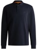 BOSS Orange Poloshirt donkerblauw
