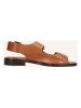 MELVIN & HAMILTON Leder-Sandalen "Everly" in Hellbraun