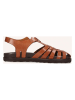 MELVIN & HAMILTON Leder-Halbsandalen "Siri" in Hellbraun