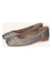 MELVIN & HAMILTON Leder-Ballerinas "Elyssa" in Silber