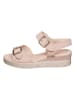 Gabor Leren sleehaksandalen lichtroze