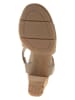 Paul Green Leder-Sandaletten in Beige