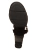 Paul Green Leder-Sandalen in Schwarz