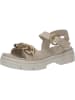 Caprice Leder-Sandalen in Beige