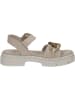 Caprice Leren sandalen beige