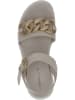 Caprice Leder-Sandalen in Beige