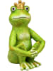 G. Wurm Decofiguur "Kikkerkoning" groen - (B)23 x (H)34 x (D)22 cm
