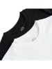 COOL CLUB 2er-Set: Longsleeves in Schwarz/ Weiß