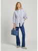 Pepe Jeans Blouse "Artemisa" blauw/wit