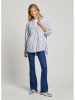 Pepe Jeans Blouse "Artemisa" blauw/wit