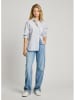 Pepe Jeans Blouse "Clever" lichtblauw/wit