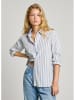 Pepe Jeans Blouse "Clever" lichtblauw/wit