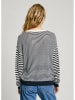 Pepe Jeans Pullover "Poppy" in Dunkelblau/ Weiß