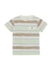 enfant Shirt in Creme/ Hellbraun/ Grün