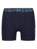 Messi 4er-Set: Boxershorts in Grau/ Dunkelblau