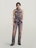 G-Star Spijkerbroek "Y2K" - straight flare fit - blauw/lila