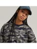G-Star Sweatshirt in Dunkelblau/ Gold