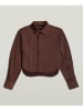 G-Star Bluse "Holiday" in Rotbraun