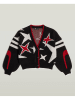 G-Star Vest "Holiday" zwart/rood/wit
