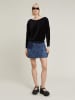 G-Star Fluwelen blouse zwart
