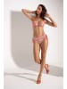 Lisca Bikini-Oberteil in Weiß/ Koralle