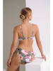 Lisca Bikini-Oberteil in Olivgrün/ Rosa