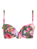 Lisca Bikini-Oberteil in Olivgrün/ Rosa